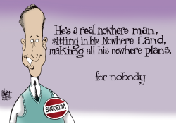 SANTORUM ON THE ROAD TO NOWHERE,  by Randy Bish