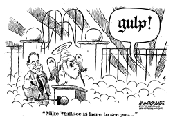 MIKE WALLACE by Jimmy Margulies