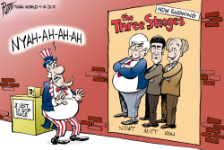 THE THREE STOOGES by Bruce Plante