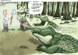Tax Swamp by Pat Bagley
