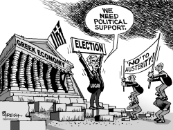 GREEK ELECTION by Paresh Nath