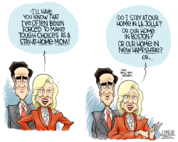 ROMNEY STAY-AT-HOME MOM  by John Cole