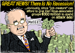 KARL ROVE CONFIRMS THERES NO RECESSION  by Wolverton