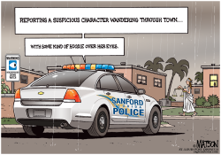 JUSTICE IS SUSPICIOUS CHARACTER IN SANFORD FLORIDA- by R.J. Matson