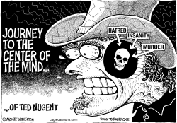 JOURNEY TO THE CENTER OF THE MIND OF TED NUGENT by Monte Wolverton