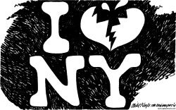 SPECIAL 9 11 NY BROKEN HEART by Mike Keefe