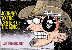 JOURNEY TO THE CENTER OF THE MIND OF TED NUGENT   by Monte Wolverton