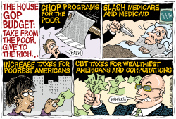 GOP BUDGET FROM POOR TO RICH  by Monte Wolverton