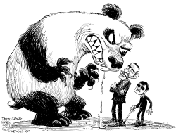 CHINA OBAMA AND CHEN GUANGCHEN by Daryl Cagle