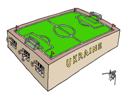SOCCER IN UKRAINE by Arend Van Dam