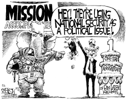 NATIONAL SECURITY AS A POLITICAL ISSUE by John Darkow