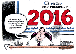CHRISTIE POLITICAL AMBITION  by Jimmy Margulies