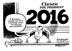 CHRISTIE POLITICAL AMBITION by Jimmy Margulies