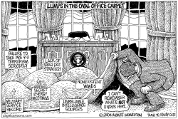 LUMPS IN THE OVAL OFFICE CARPET by Monte Wolverton
