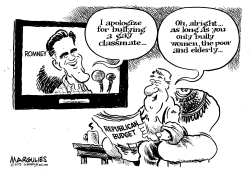 ROMNEY APOLOGY FOR BULLYING by Jimmy Margulies