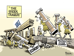 GREEK TRAGEDY  by Paresh Nath