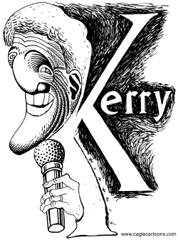 JOHN KERRY - CARICATURE by Osmani Simanca