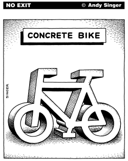 CONCRETE BIKE by Andy Singer