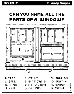 WINDOW PARTS by Andy Singer