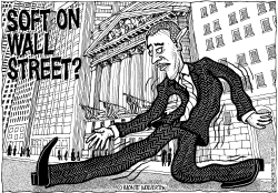 OBAMA SOFT ON WALL STREET by Monte Wolverton