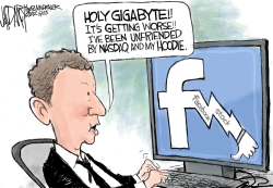 FACEBOOK STOCK FALLS by Jeff Darcy