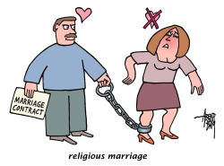 religious marriage by Arend Van Dam