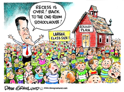 ROMNEY EDUCATION PLAN by Dave Granlund