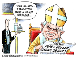 POPE AND BUTLER SCANDAL by Dave Granlund