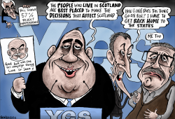 SALMOND LAUNCHES YES TO INDEPENDENCE CAMPAIGN by Brian Adcock