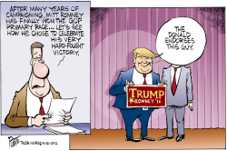 ROMNEY AND TRUMP by Bruce Plante