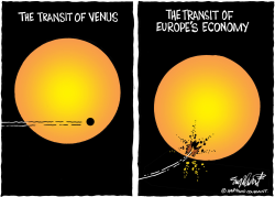 THE TRANSIT OF VENUS by Bob Englehart