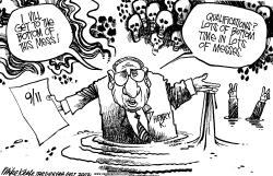 KISSINGER'S 9_11 PROBE by Mike Keefe