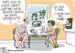 THE LAUGHTER DIED by Pat Bagley
