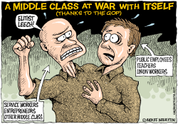 GOP TURNS MIDDLE CLASS AGAINST ITSELF  by Wolverton