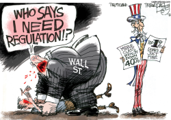 FACE-EATING ECONOMY by Pat Bagley