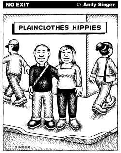 PLAINCLOTHES HIPPIES by Andy Singer