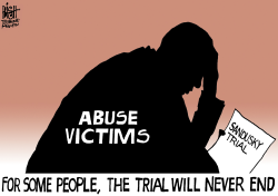 ABUSE VICTIMS AND SANDUSKY,  by Randy Bish