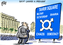 EGYPT CHOOSES A PRESIDENT by Tom Janssen