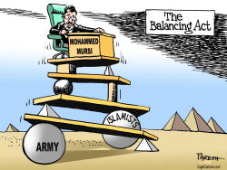 BALANCING ACT IN EGYPT by Paresh Nath