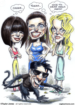 TOM CRUISE AND WIVES -  by Taylor Jones