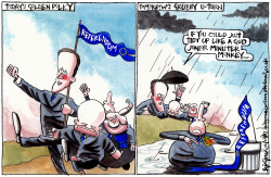 UK TORY GOVERNMENT U TURNS by Iain Green