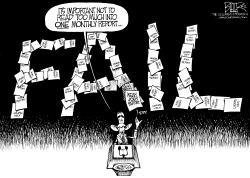 Obama Fail by Nate Beeler