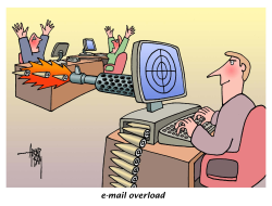E-MAIL OVERLOAD by Arend Van Dam