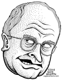 DICK CHENEY by Monte Wolverton
