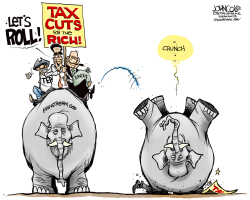TAX CUTS AND THE GOP  by John Cole