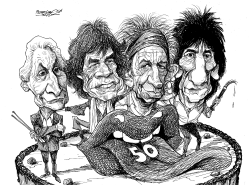 Rolling Stones, Gold Jubilee by Petar Pismestrovic