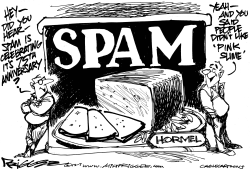 SPAM, SPAM, SPAM by Milt Priggee