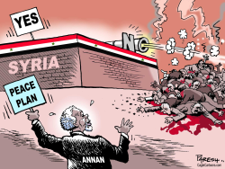 SYRIA ON PEACE PLAN by Paresh Nath