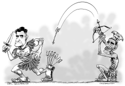 MITT ACHILLES by Daryl Cagle