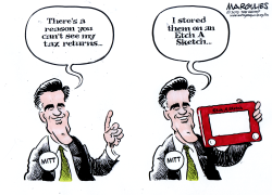 ROMNEY TAX RETURNS COLOR by Jimmy Margulies